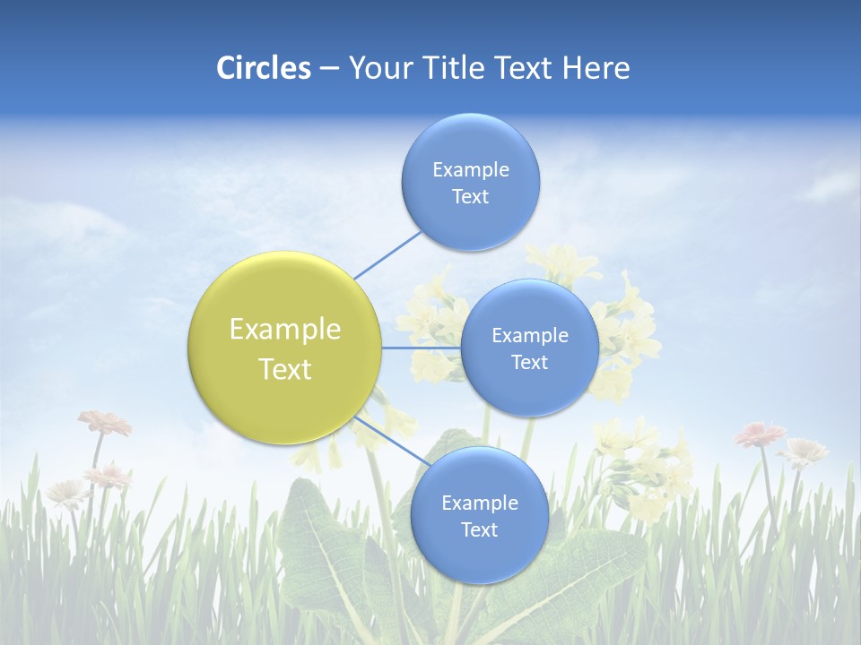 Nature Flower Yellow PowerPoint Template