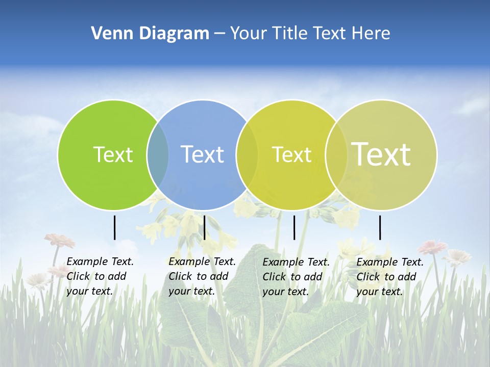 Nature Flower Yellow PowerPoint Template