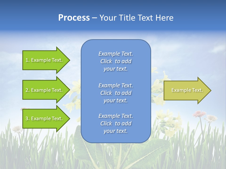 Nature Flower Yellow PowerPoint Template