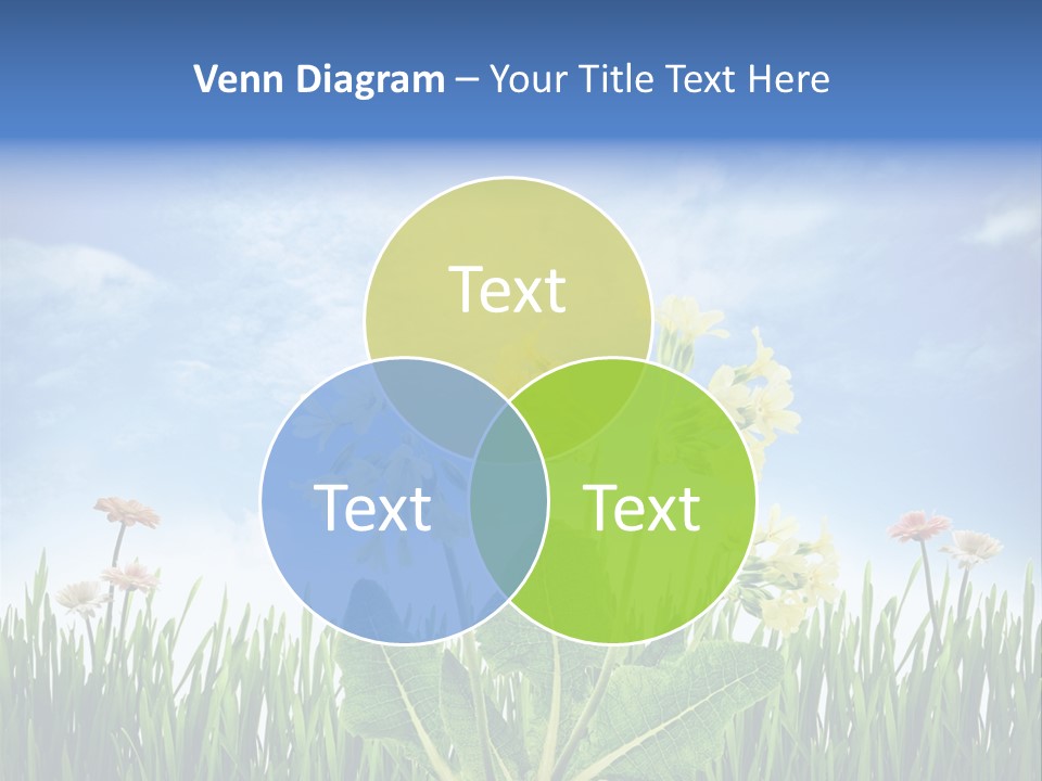 Nature Flower Yellow PowerPoint Template