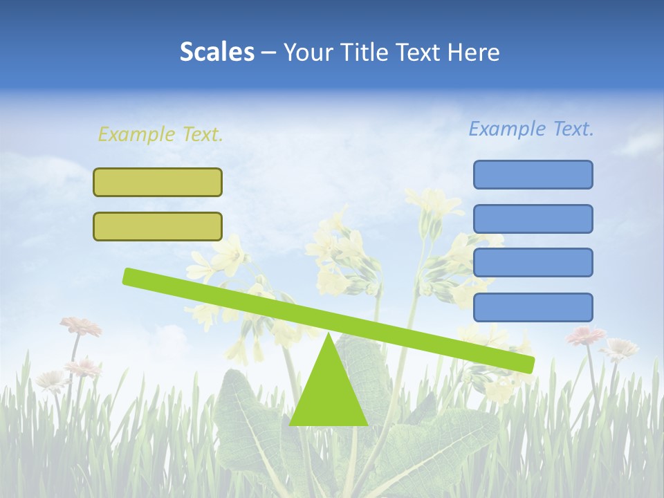 Nature Flower Yellow PowerPoint Template