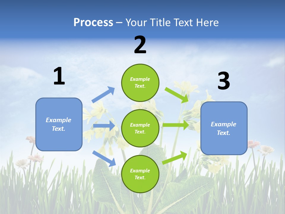 Nature Flower Yellow PowerPoint Template