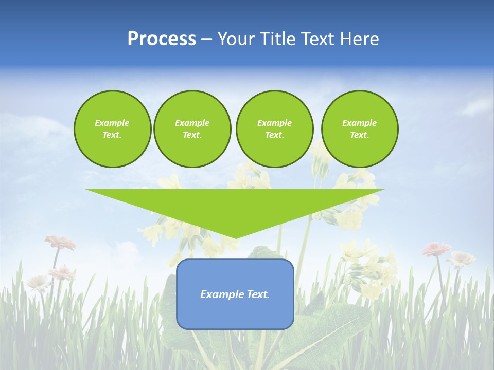 Nature Flower Yellow PowerPoint Template