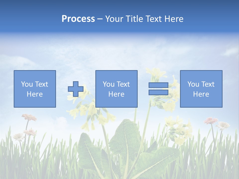 Nature Flower Yellow PowerPoint Template