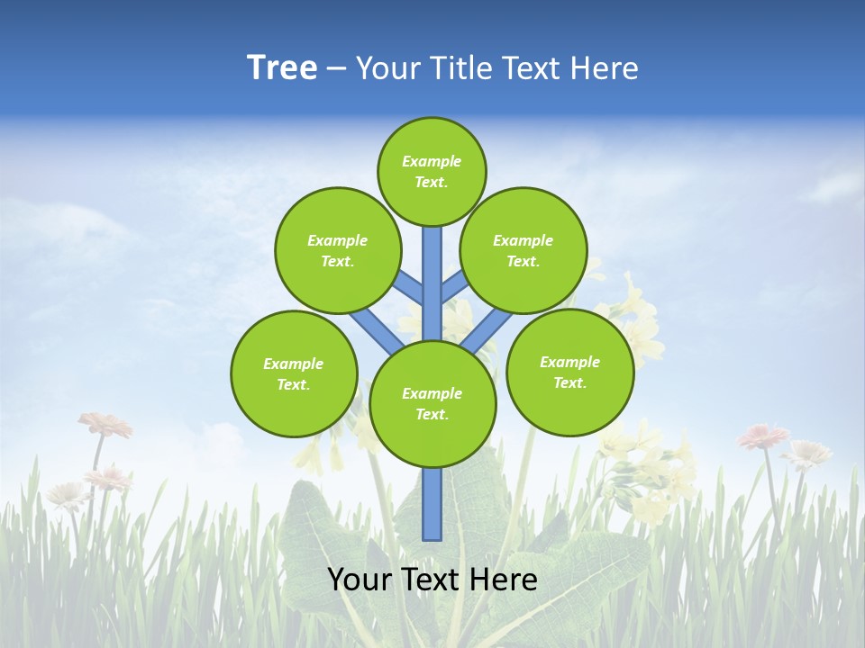 Nature Flower Yellow PowerPoint Template