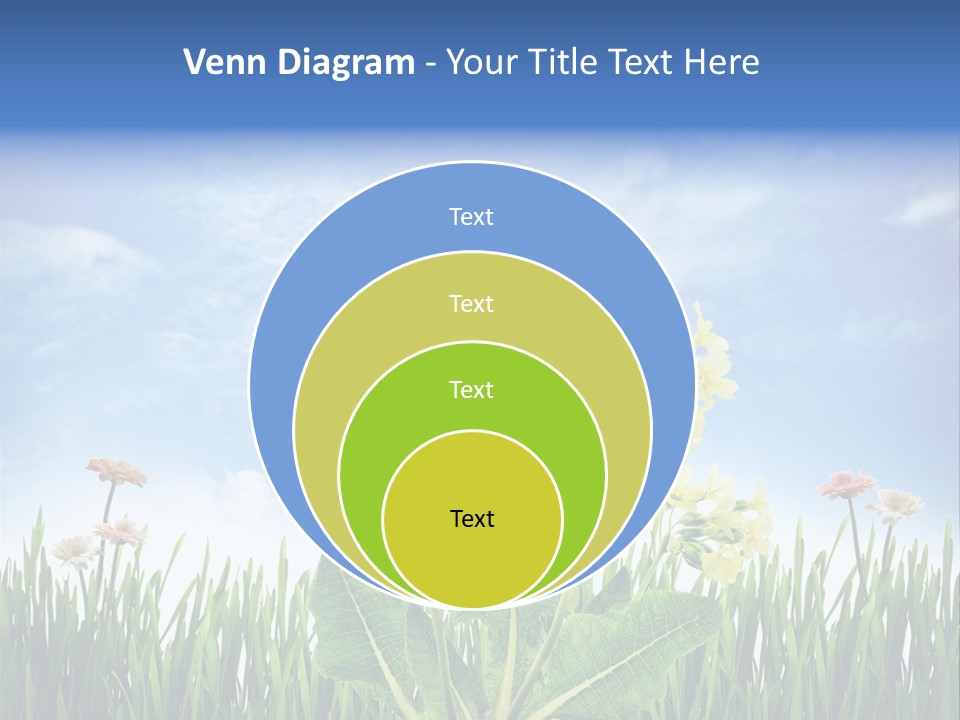 Nature Flower Yellow PowerPoint Template