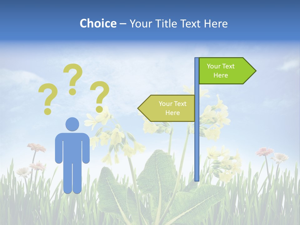 Nature Flower Yellow PowerPoint Template