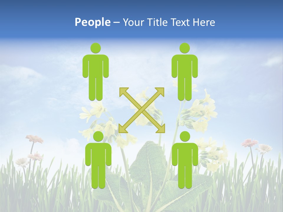 Nature Flower Yellow PowerPoint Template