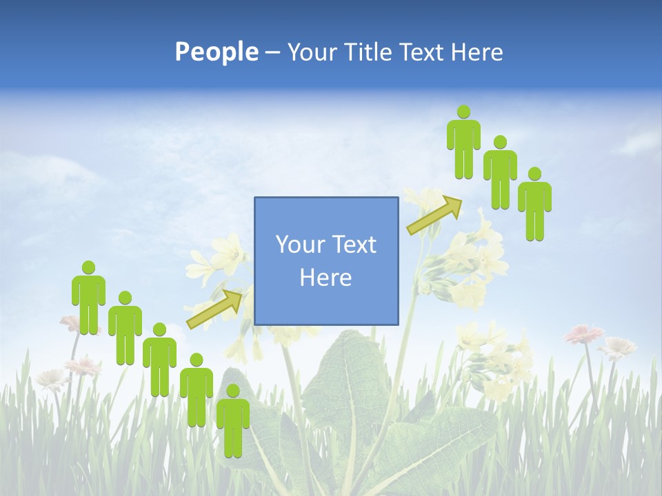 Nature Flower Yellow PowerPoint Template