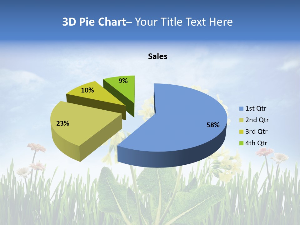 Nature Flower Yellow PowerPoint Template