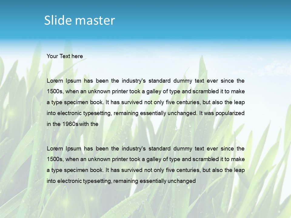 Day Wheat Grow PowerPoint Template