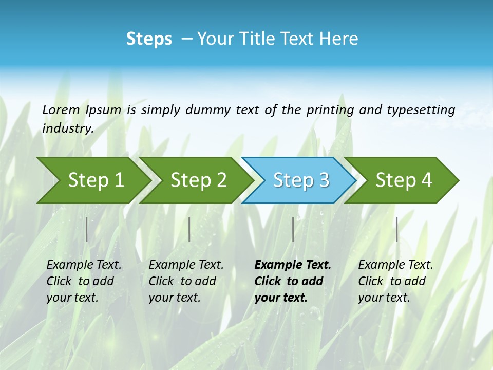 Day Wheat Grow PowerPoint Template