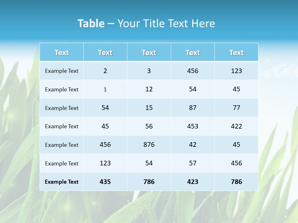 Day Wheat Grow PowerPoint Template