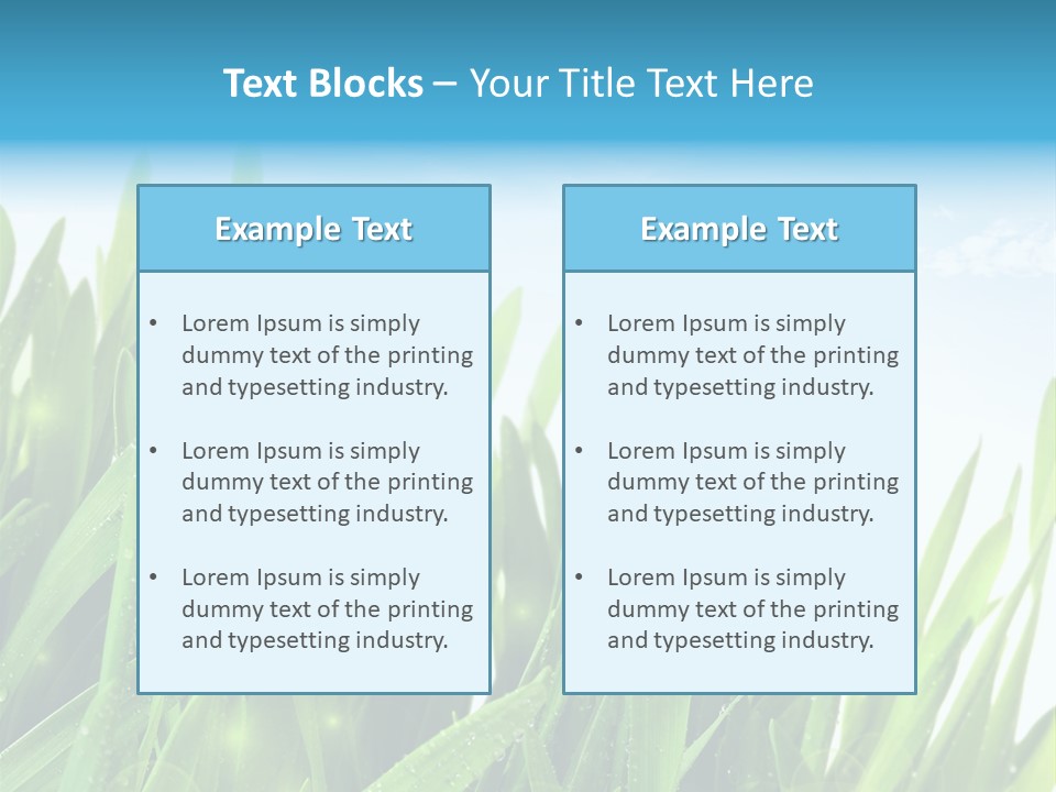 Day Wheat Grow PowerPoint Template