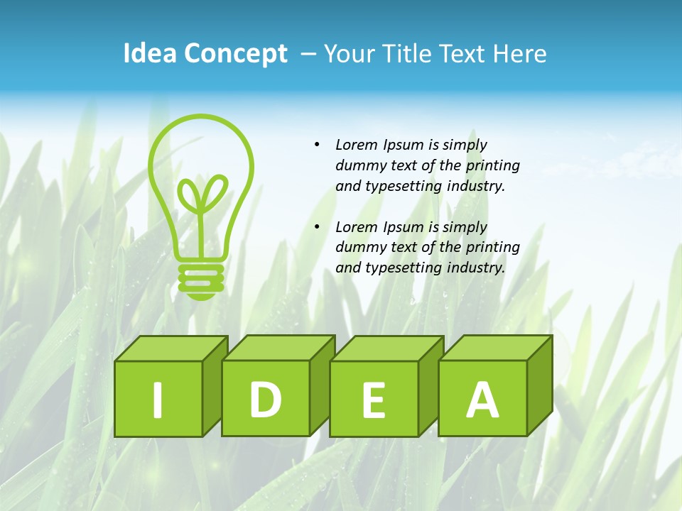 Day Wheat Grow PowerPoint Template