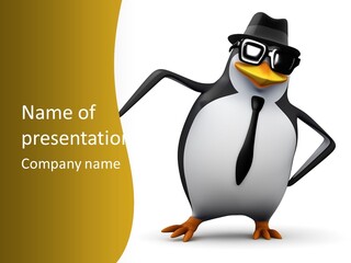 Culture Show Penguins PowerPoint Template