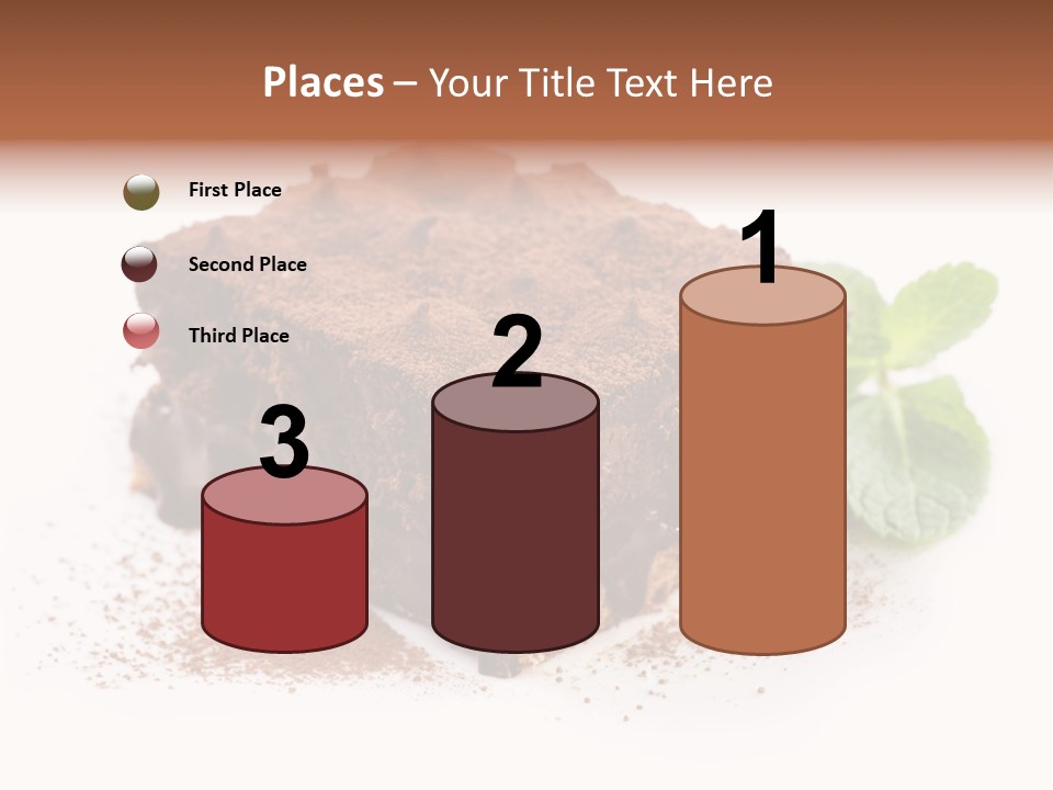 Coffee Truffle Object PowerPoint Template