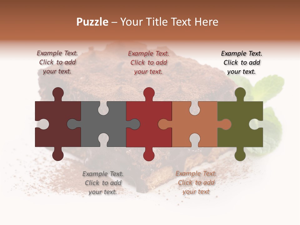 Coffee Truffle Object PowerPoint Template