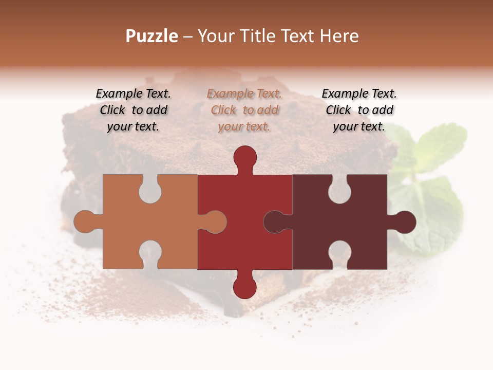 Coffee Truffle Object PowerPoint Template