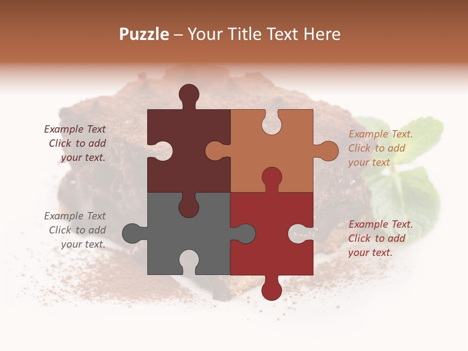 Coffee Truffle Object PowerPoint Template