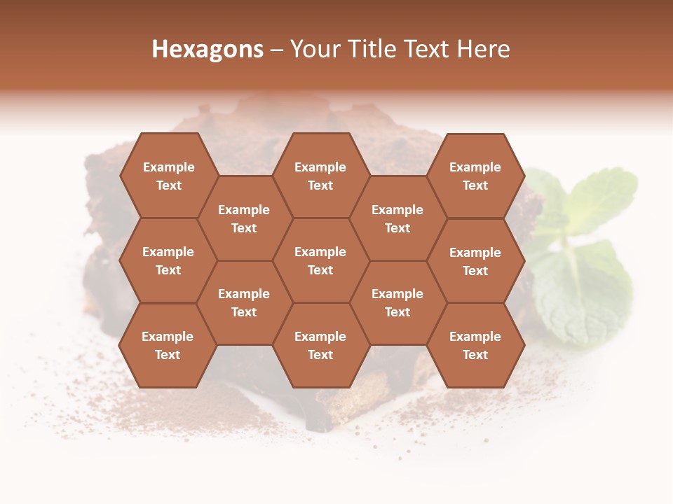 Coffee Truffle Object PowerPoint Template