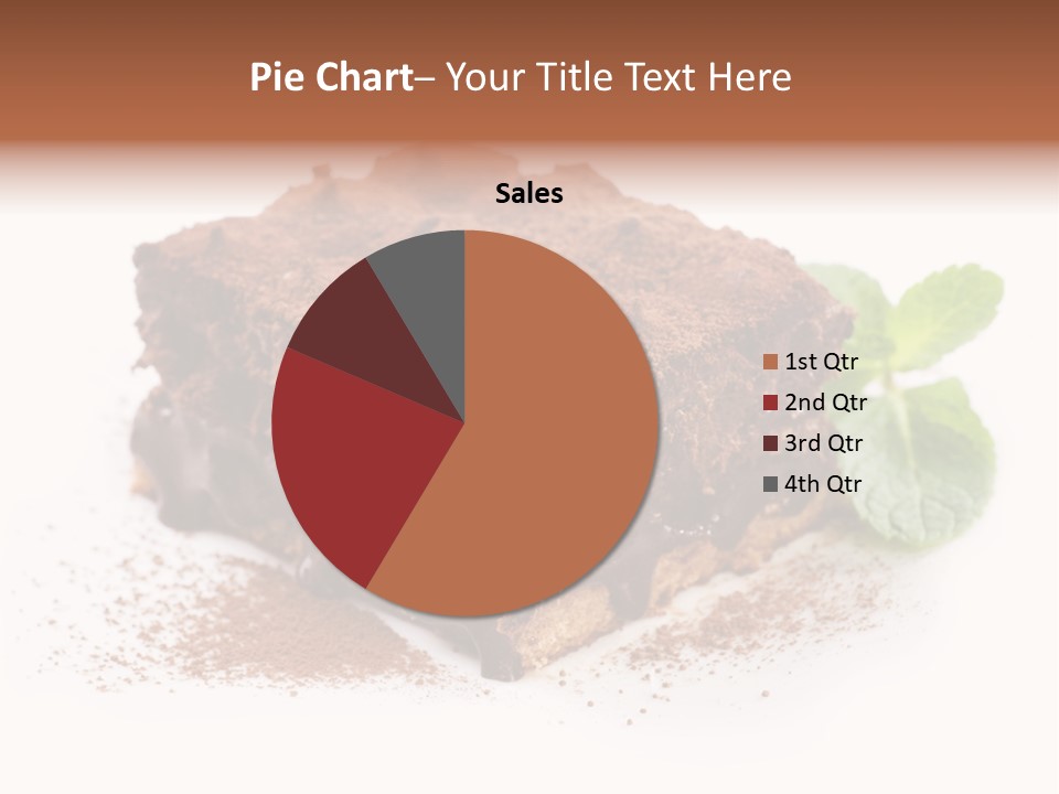 Coffee Truffle Object PowerPoint Template