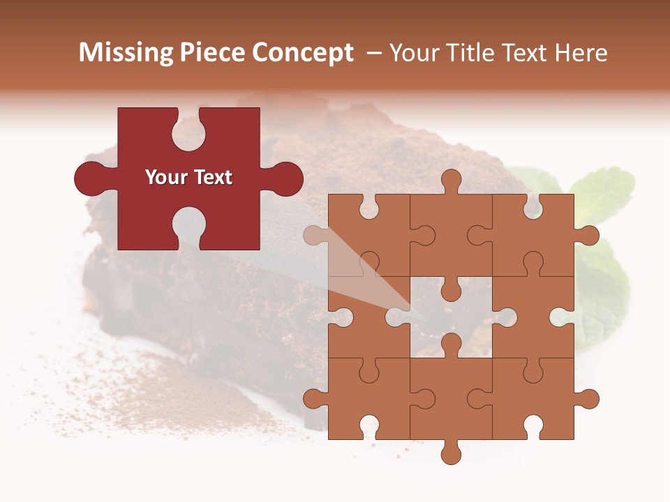 Coffee Truffle Object PowerPoint Template