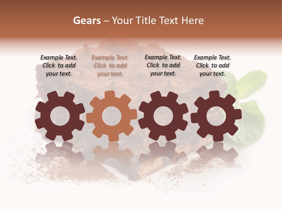 Coffee Truffle Object PowerPoint Template