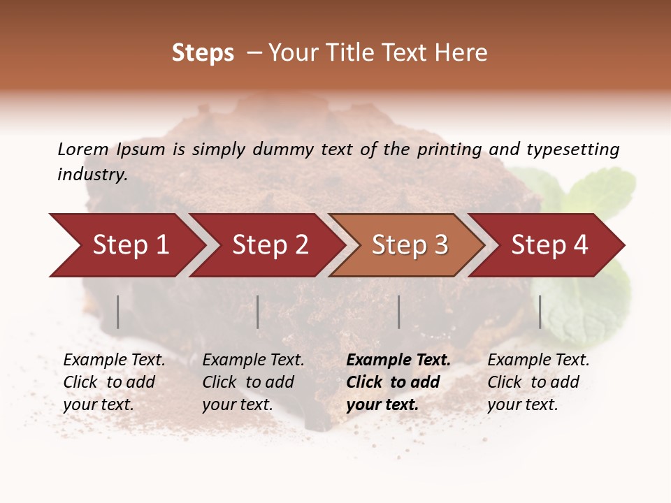 Coffee Truffle Object PowerPoint Template