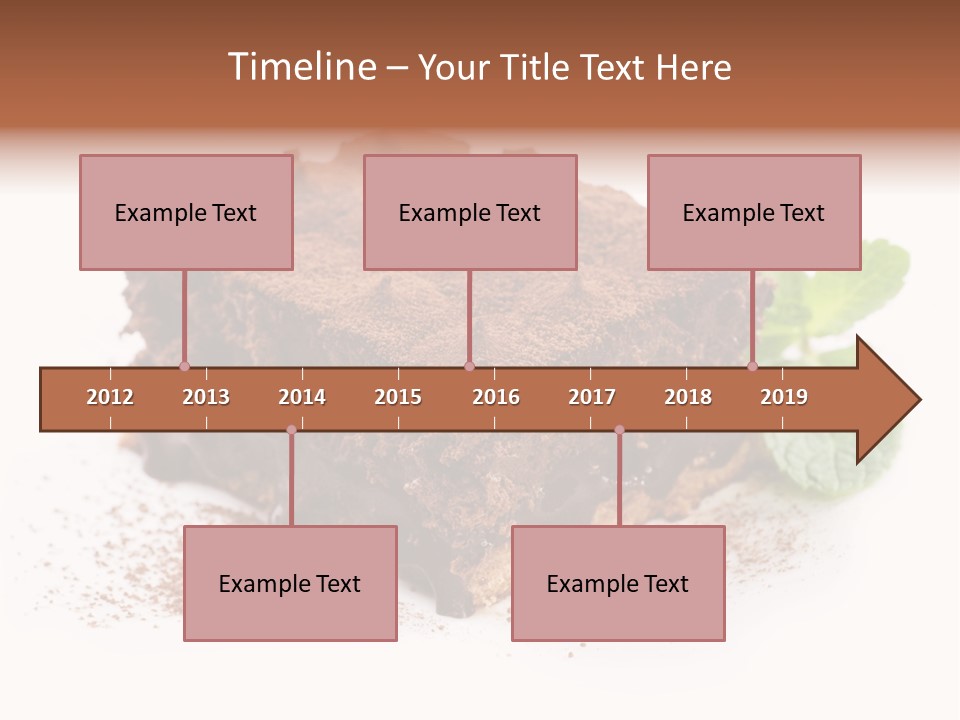 Coffee Truffle Object PowerPoint Template