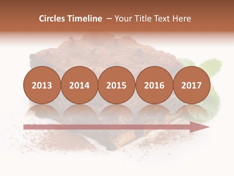Coffee Truffle Object PowerPoint Template