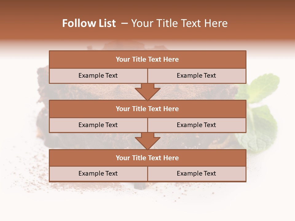 Coffee Truffle Object PowerPoint Template