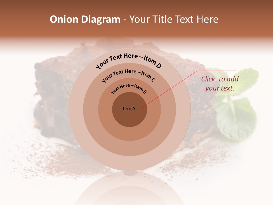 Coffee Truffle Object PowerPoint Template