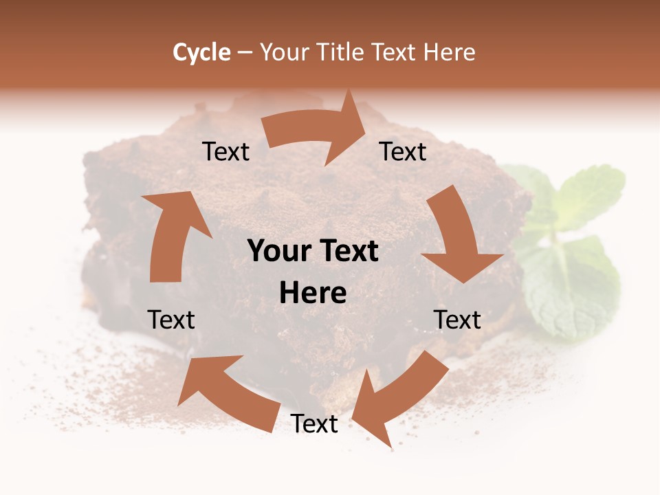 Coffee Truffle Object PowerPoint Template