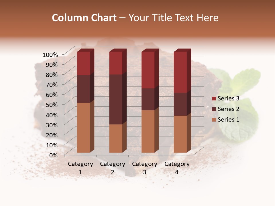 Coffee Truffle Object PowerPoint Template