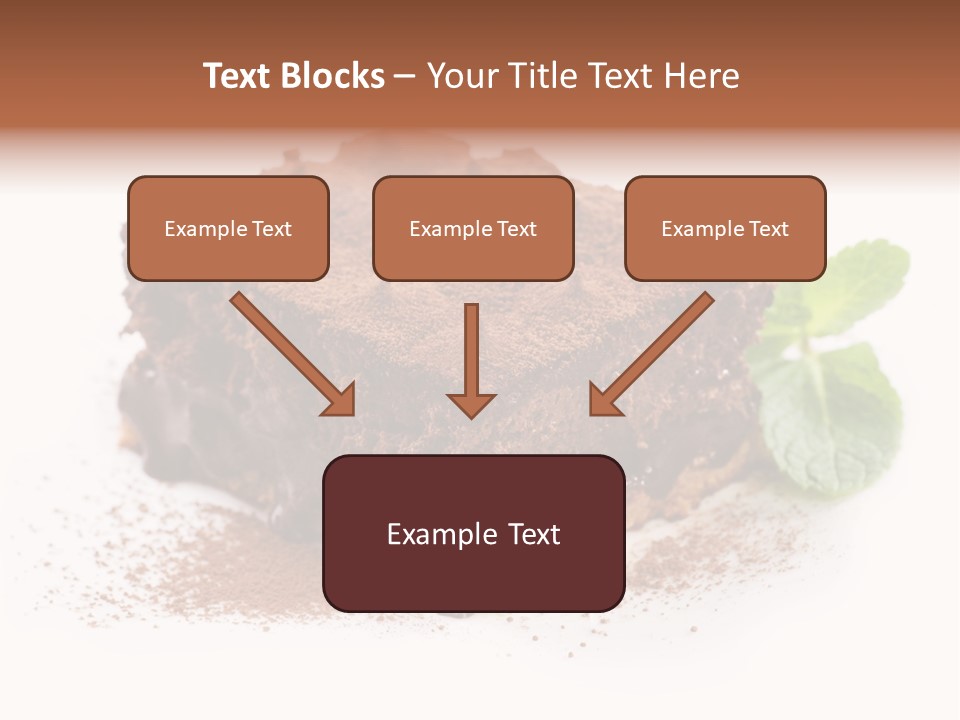 Coffee Truffle Object PowerPoint Template
