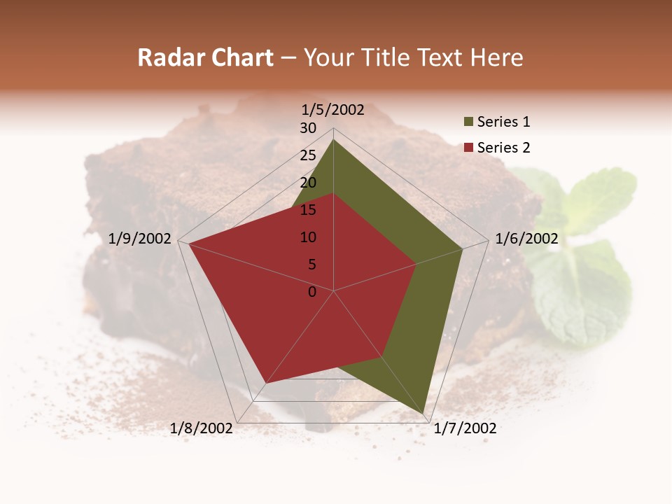 Coffee Truffle Object PowerPoint Template