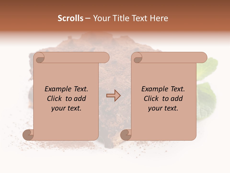 Coffee Truffle Object PowerPoint Template