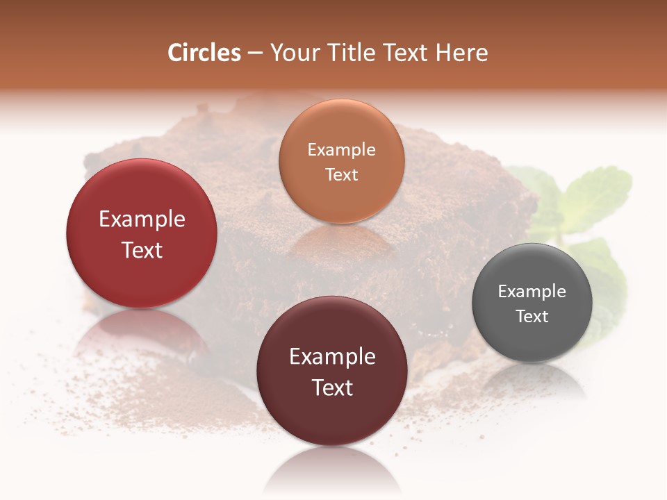 Coffee Truffle Object PowerPoint Template