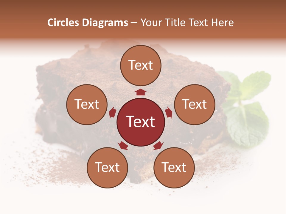 Coffee Truffle Object PowerPoint Template