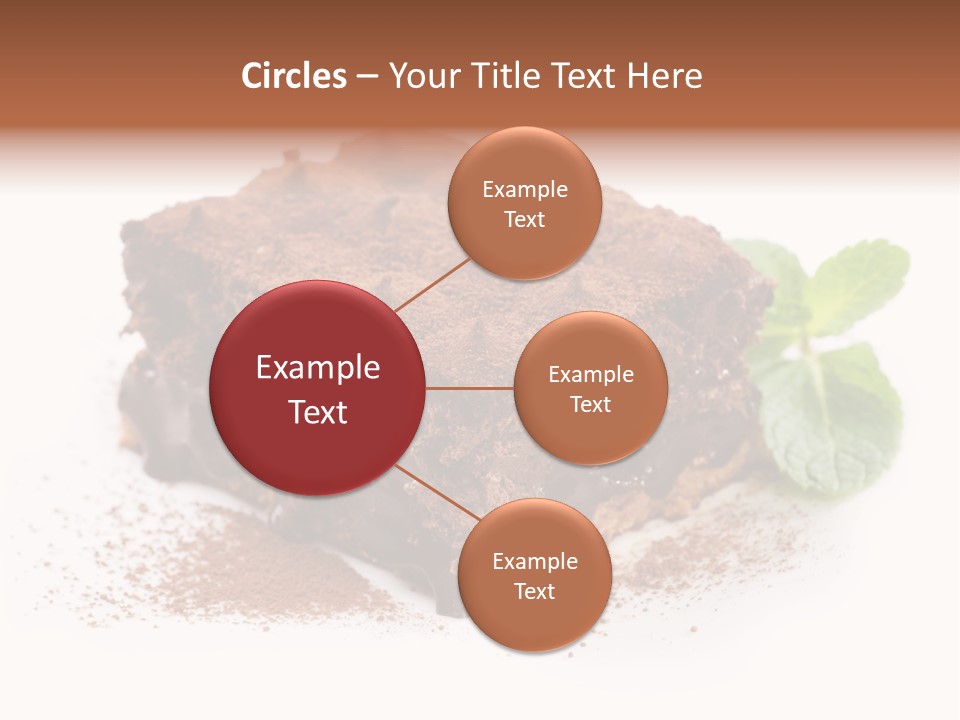 Coffee Truffle Object PowerPoint Template