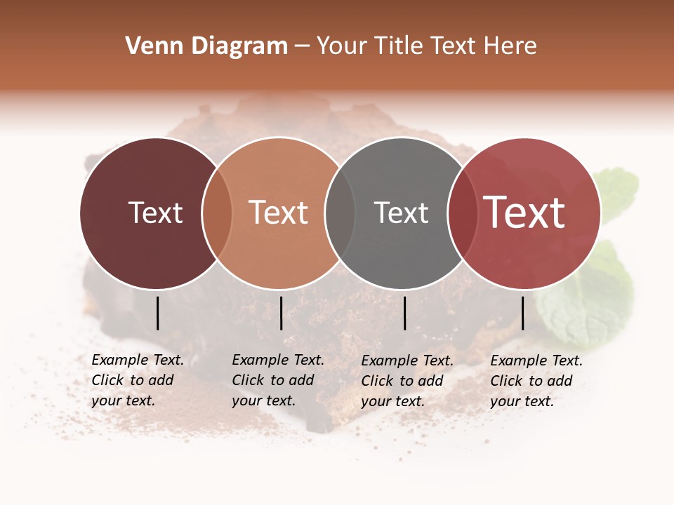 Coffee Truffle Object PowerPoint Template