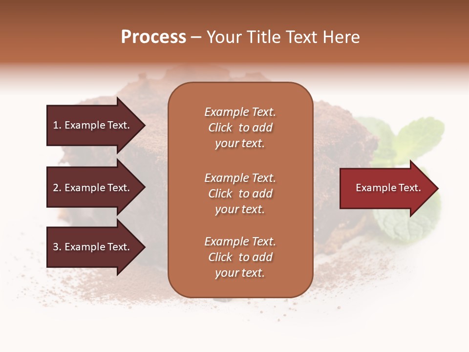 Coffee Truffle Object PowerPoint Template