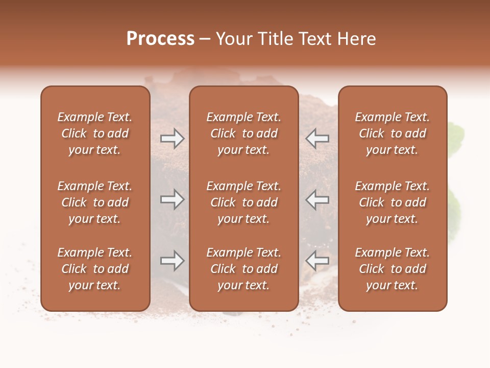 Coffee Truffle Object PowerPoint Template