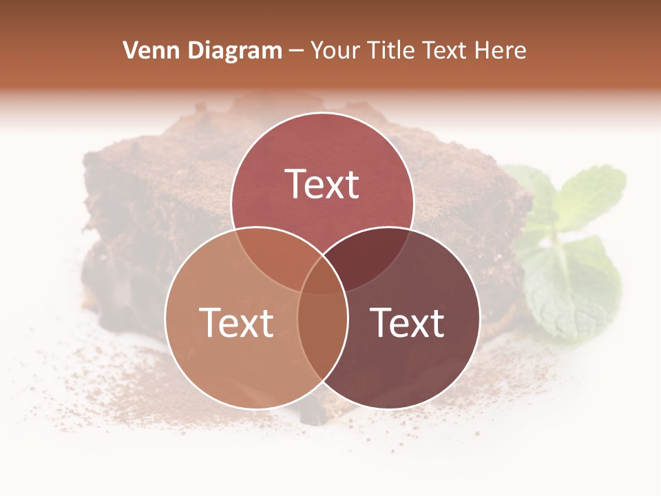 Coffee Truffle Object PowerPoint Template