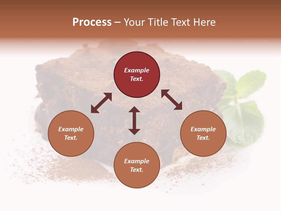 Coffee Truffle Object PowerPoint Template
