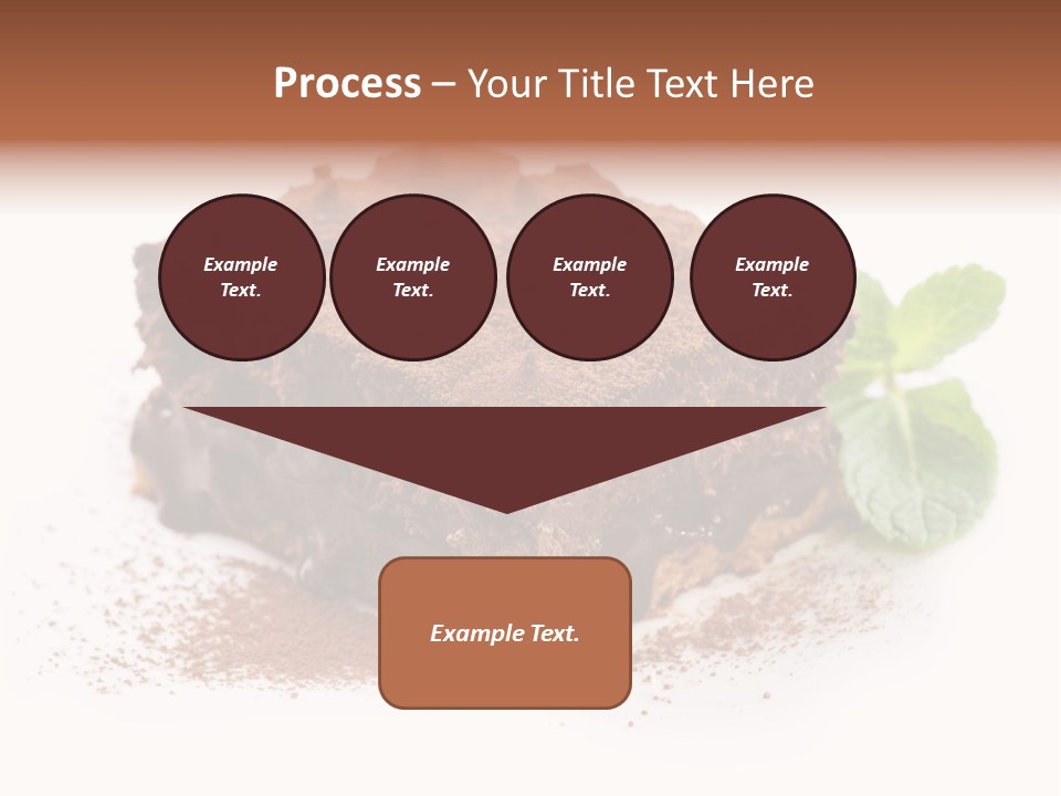 Coffee Truffle Object PowerPoint Template