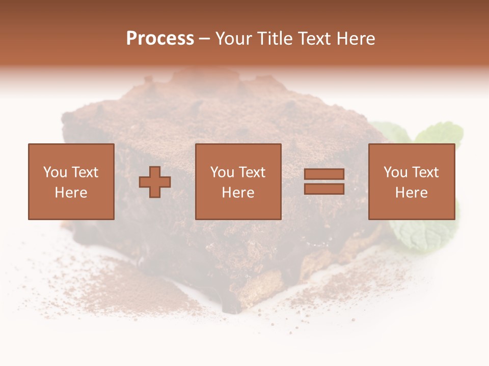 Coffee Truffle Object PowerPoint Template