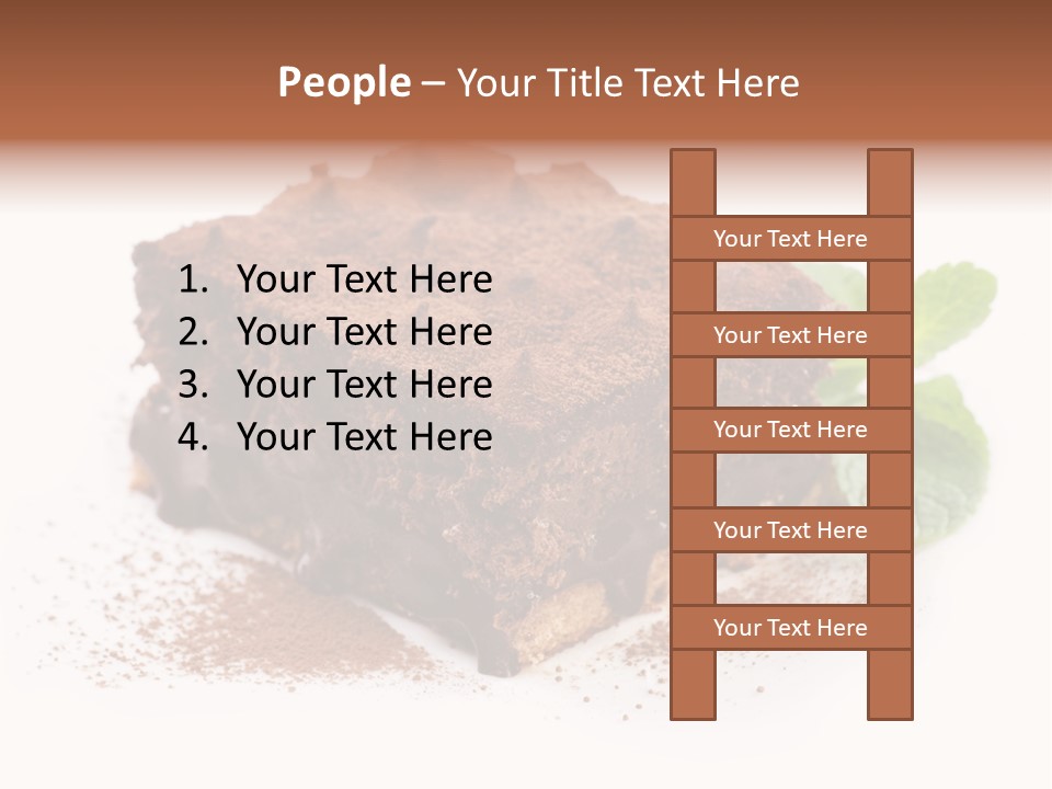 Coffee Truffle Object PowerPoint Template