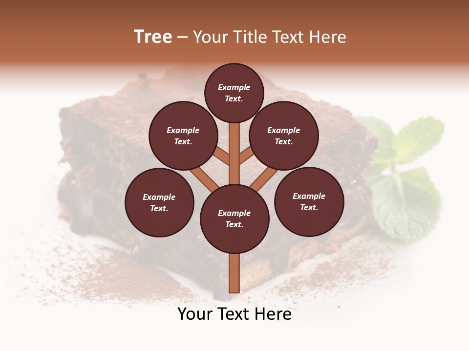 Coffee Truffle Object PowerPoint Template